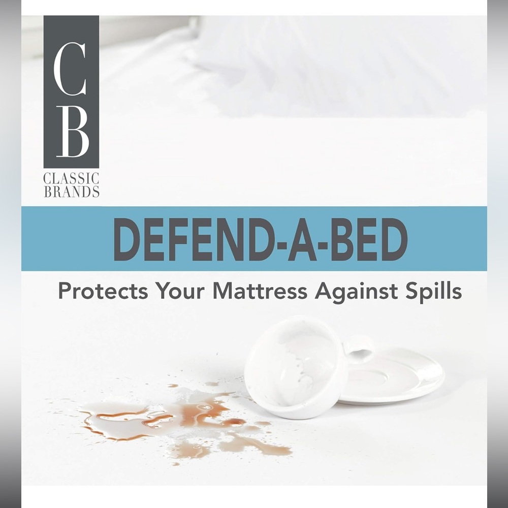Classic Brands Defend-A-Bed Waterproof Mattress Protector, Twin XL